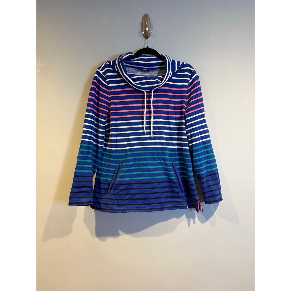 T by Talbots Striped Funnel Neck Pullover
Size Medium
